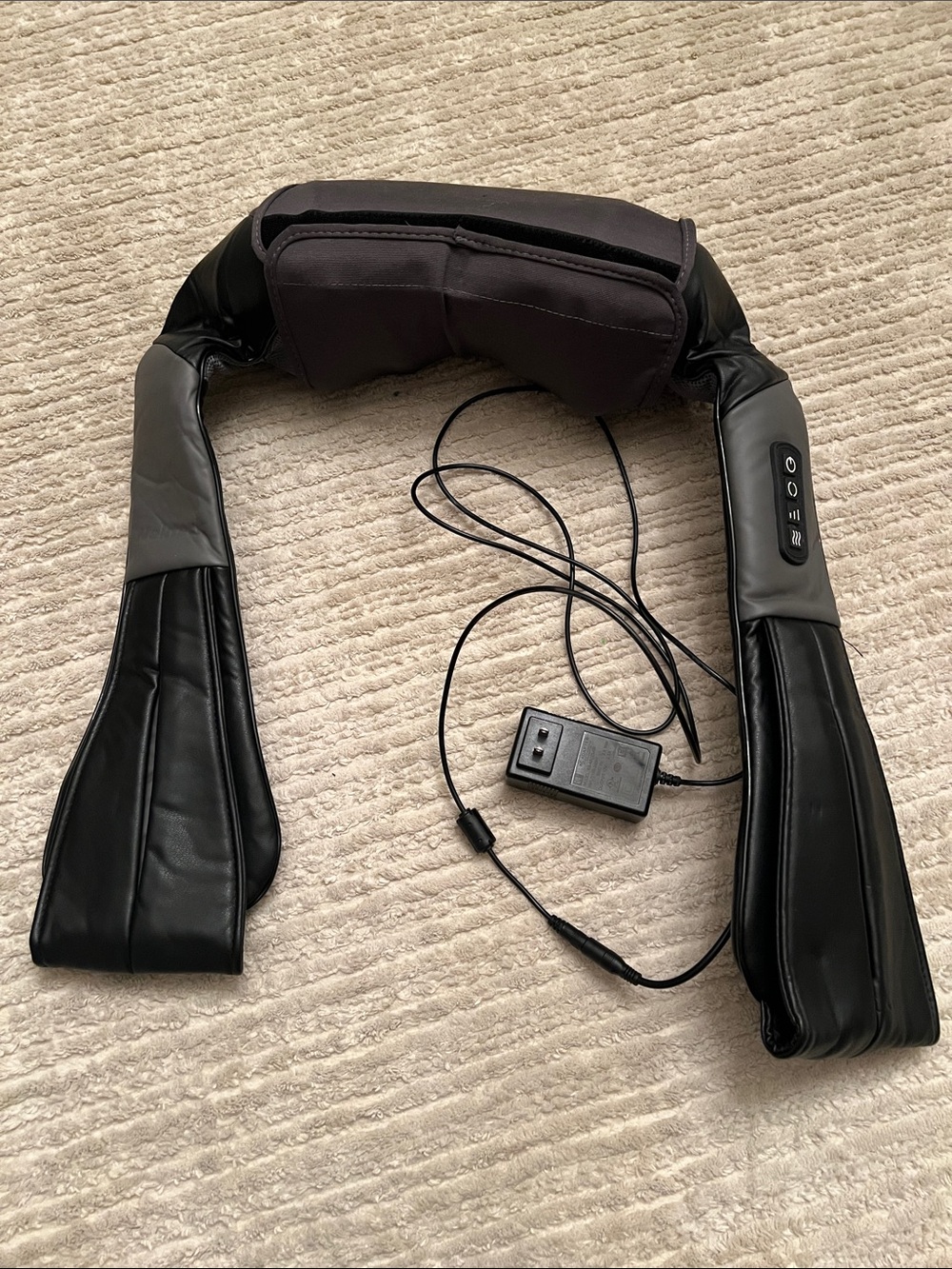 Electric Neck and Shoulder Massager - Black/Grey